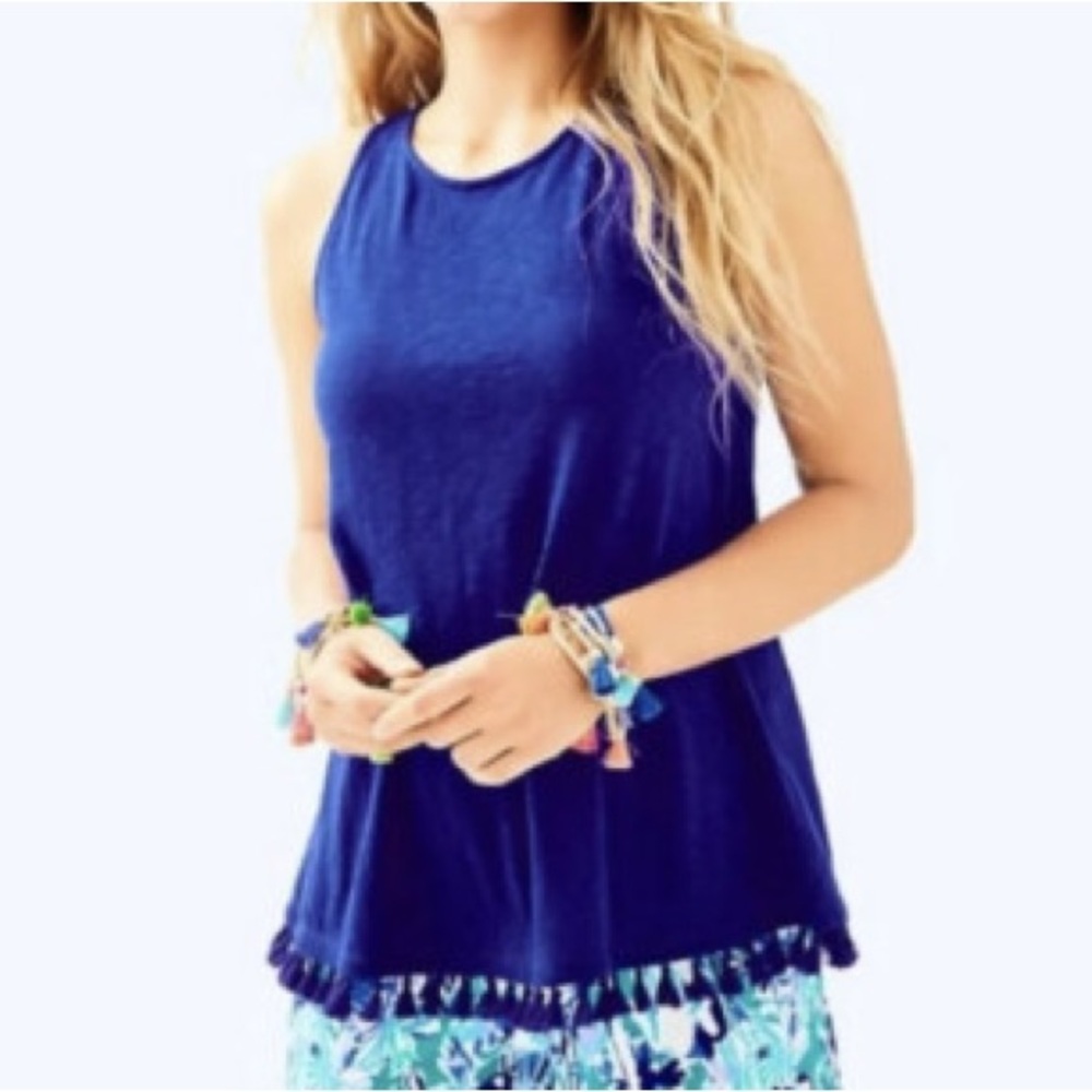 Lilly Pulitzer Rexie Tassel Tank Top